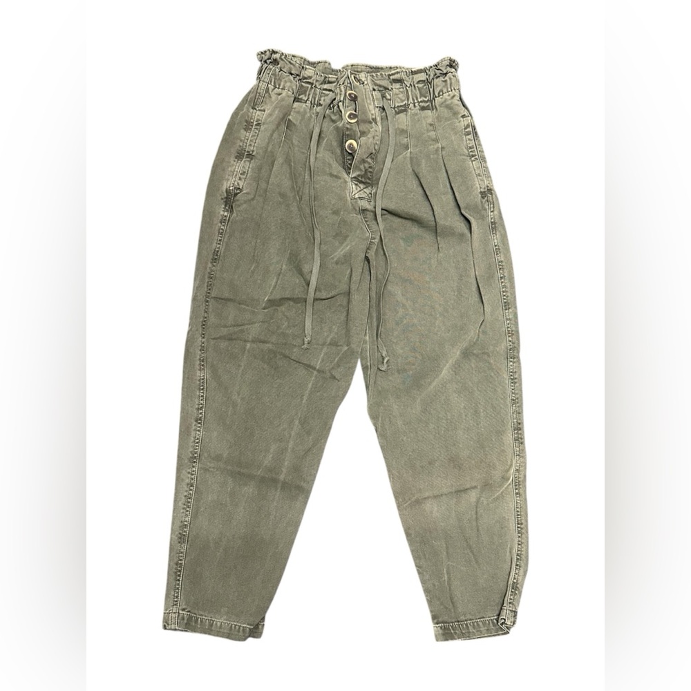 Free People Drawstring High-Rise trousers
